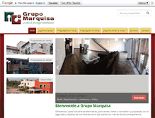 Tablet Screenshot of grupomarquisa.com